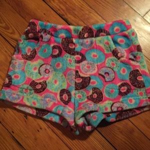 Big Girls Candy Pink Donut Lounge Shorts